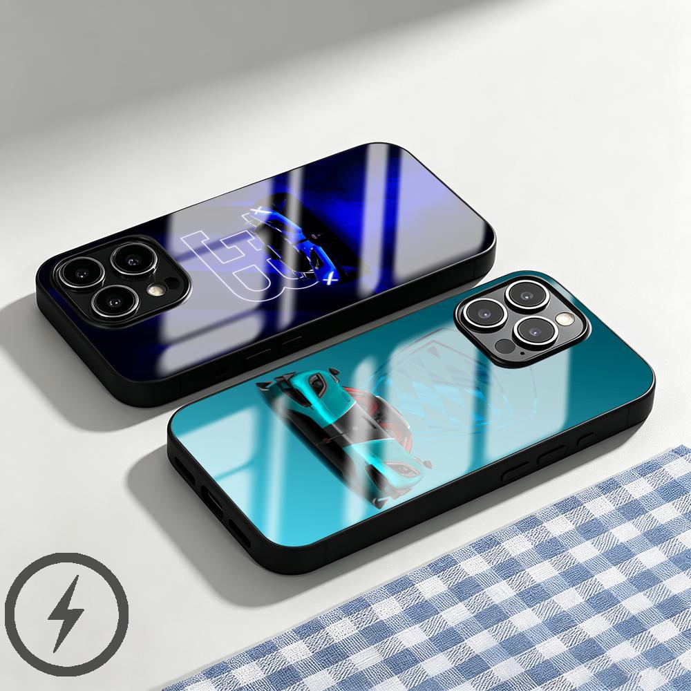Magnetic Phone Case - Luxury B-bugattiES Phone Case For iPhone