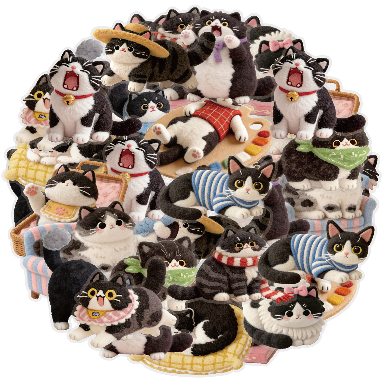 Phone Accessories Aesthetic - Etori Life 15Pcs Cute Felt-Style Wearable
