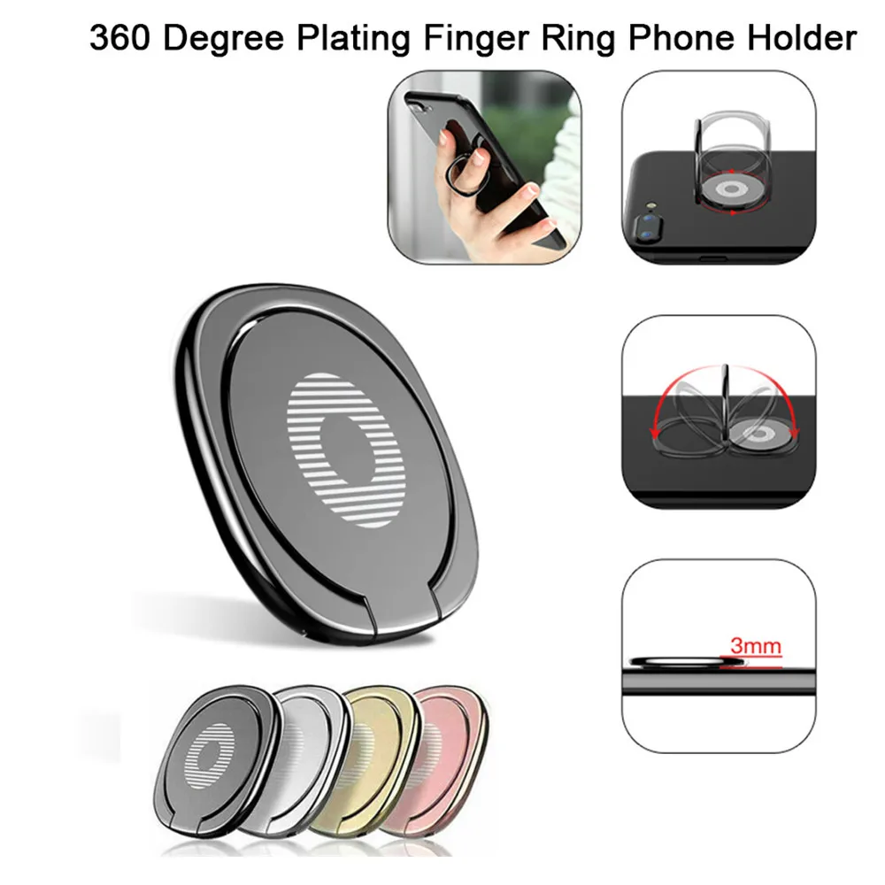 Phone Accessories And Gadgets - 360° Rotating Finger Ring Holder Phone