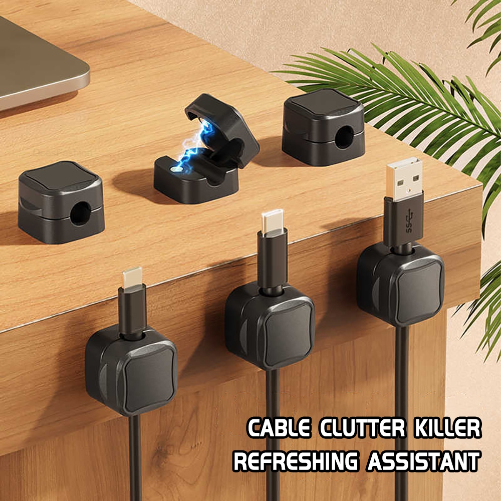 Cable Organizer Magnetic - 1/6/12pcs Magnetic Cable Clip Cable Holder