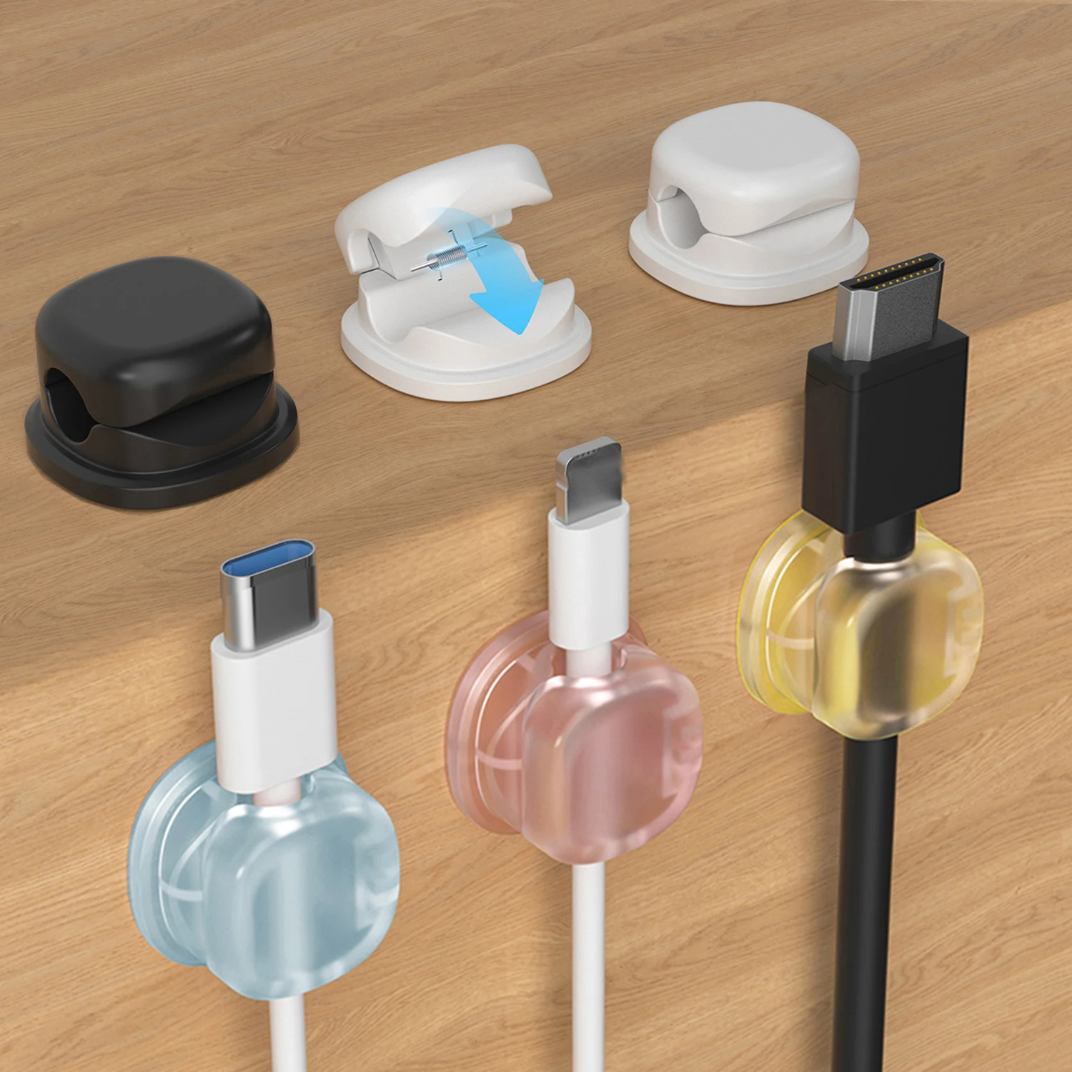 Cable Organizer Magnetic - Magnetic Phone Cable Clips Under Desk