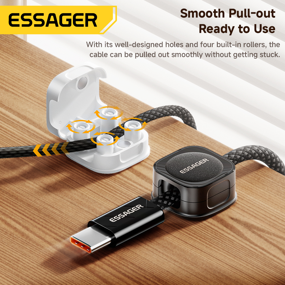 Cable Organizer Magnetic - Essager Cable Organize 3/6 PCS Magnetic