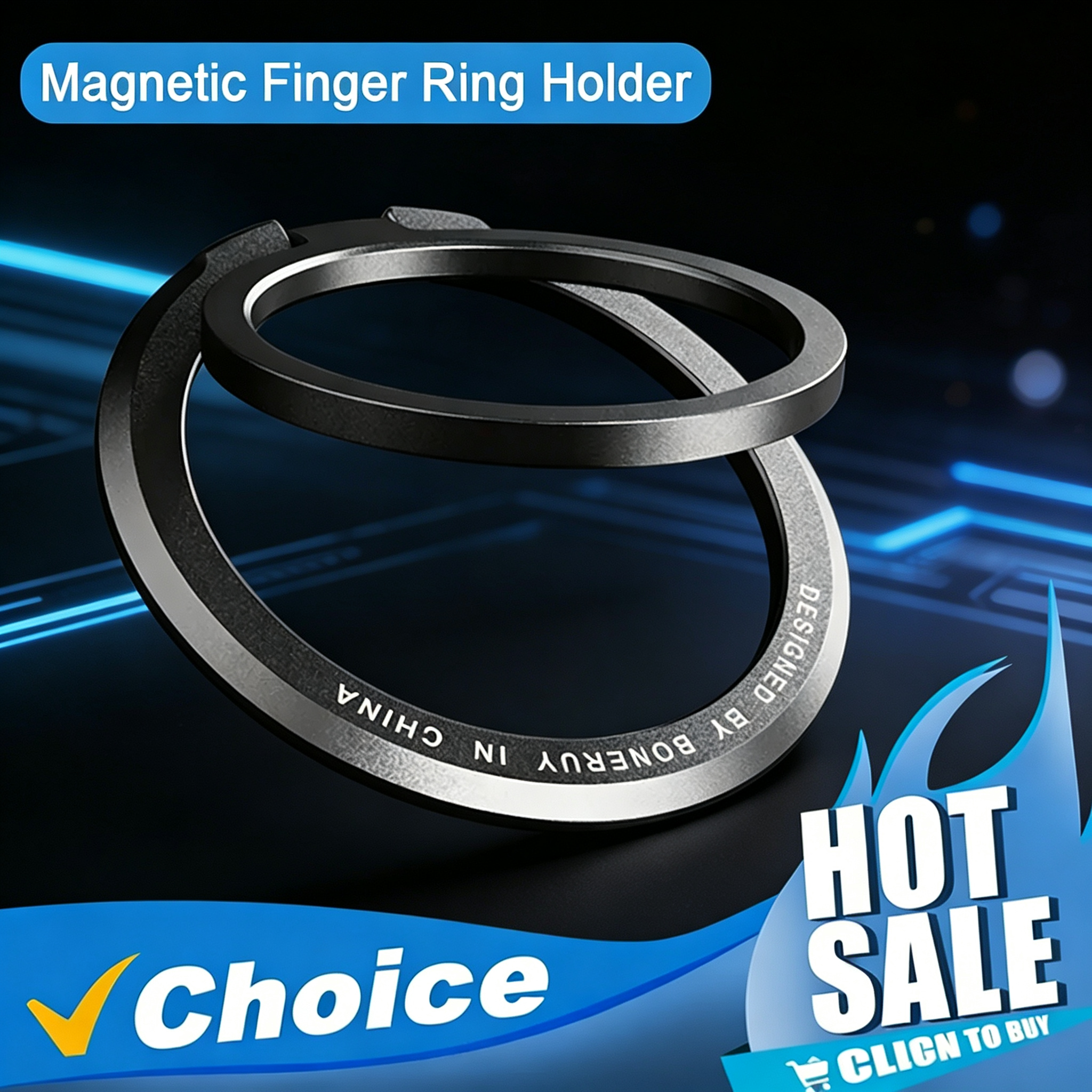 Phone Accessories And Gadgets - Magnetic Phone Holder For Magsafe Finger