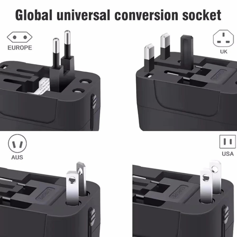 Universal Travel Adapter with  - Phone Accessories Uk 评论和价格