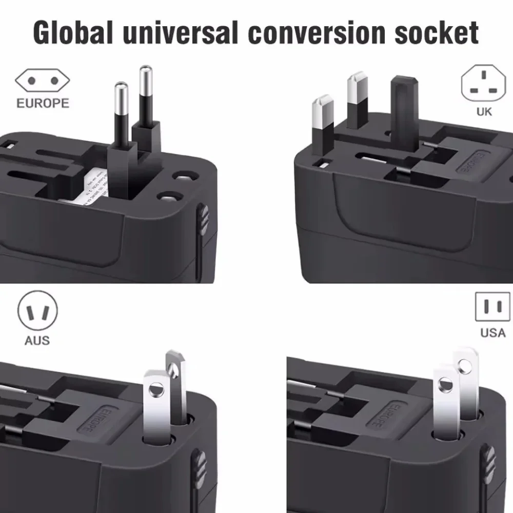 Dual USB Ports Universal Trave - Phone Accessories Uk 评论和价格