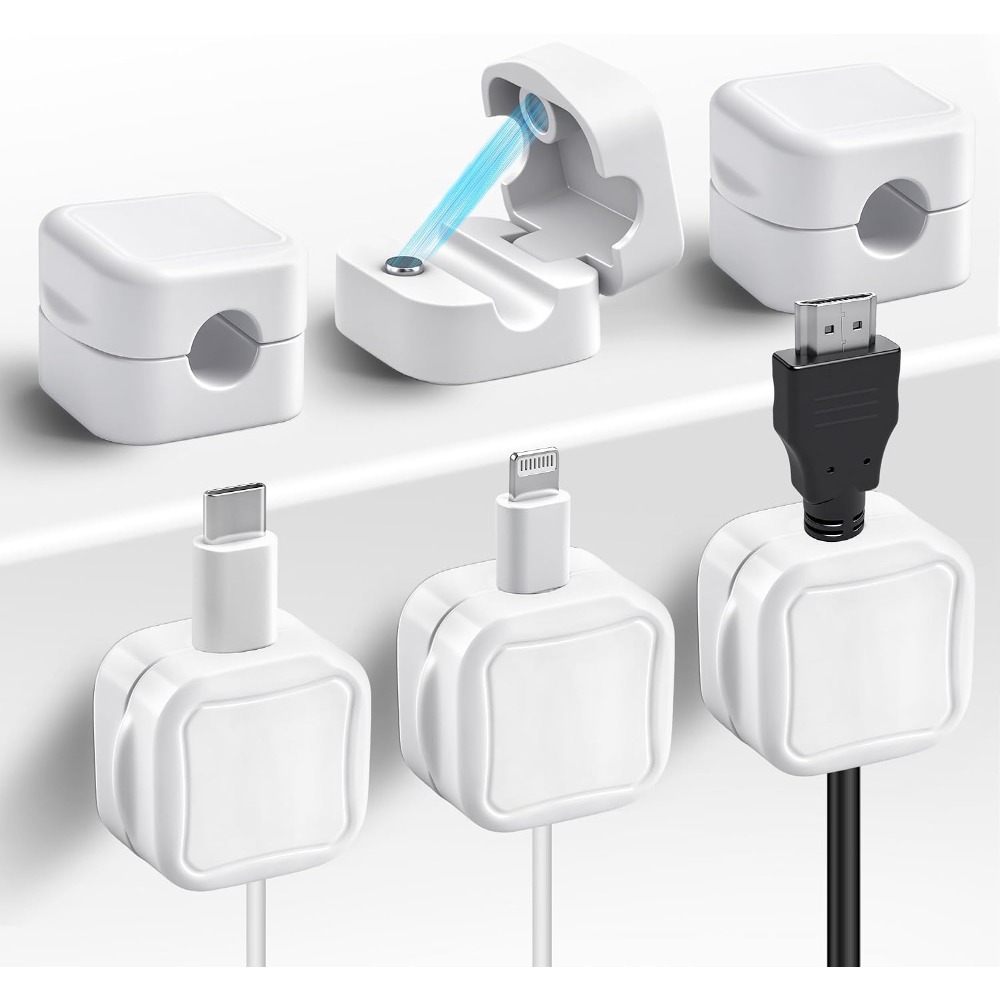 6 PCS Magnetic Cable Clips Cor - Cable Organizer Magnetic 评论和价格