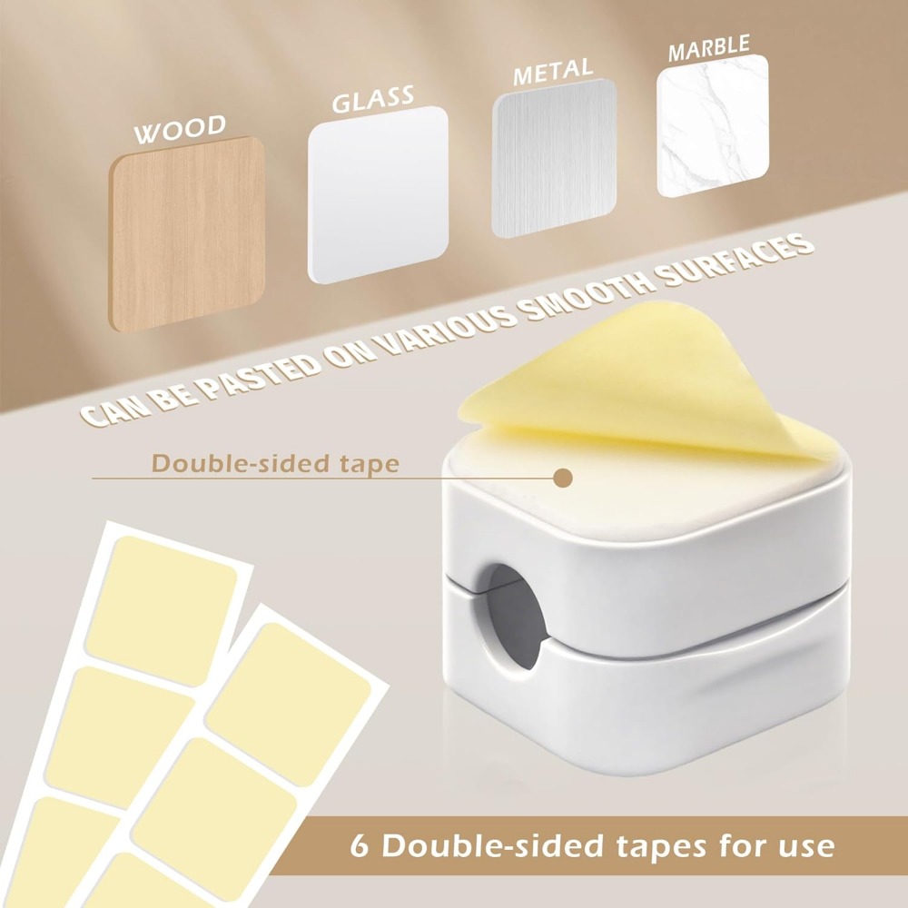 6 PCS Magnetic Cable Clips Cor - Cable Organizer Magnetic 评论和价格