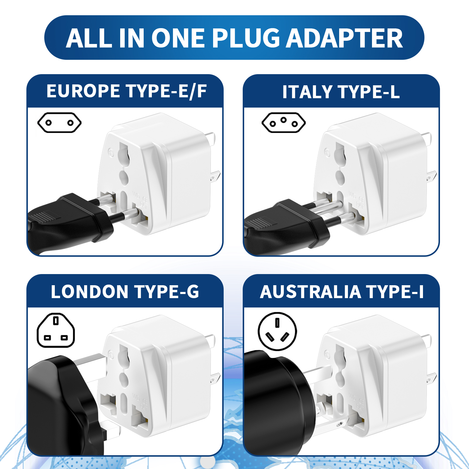 3 PCS Australian Universal Tra - Phone Accessories Uk 评论和价格