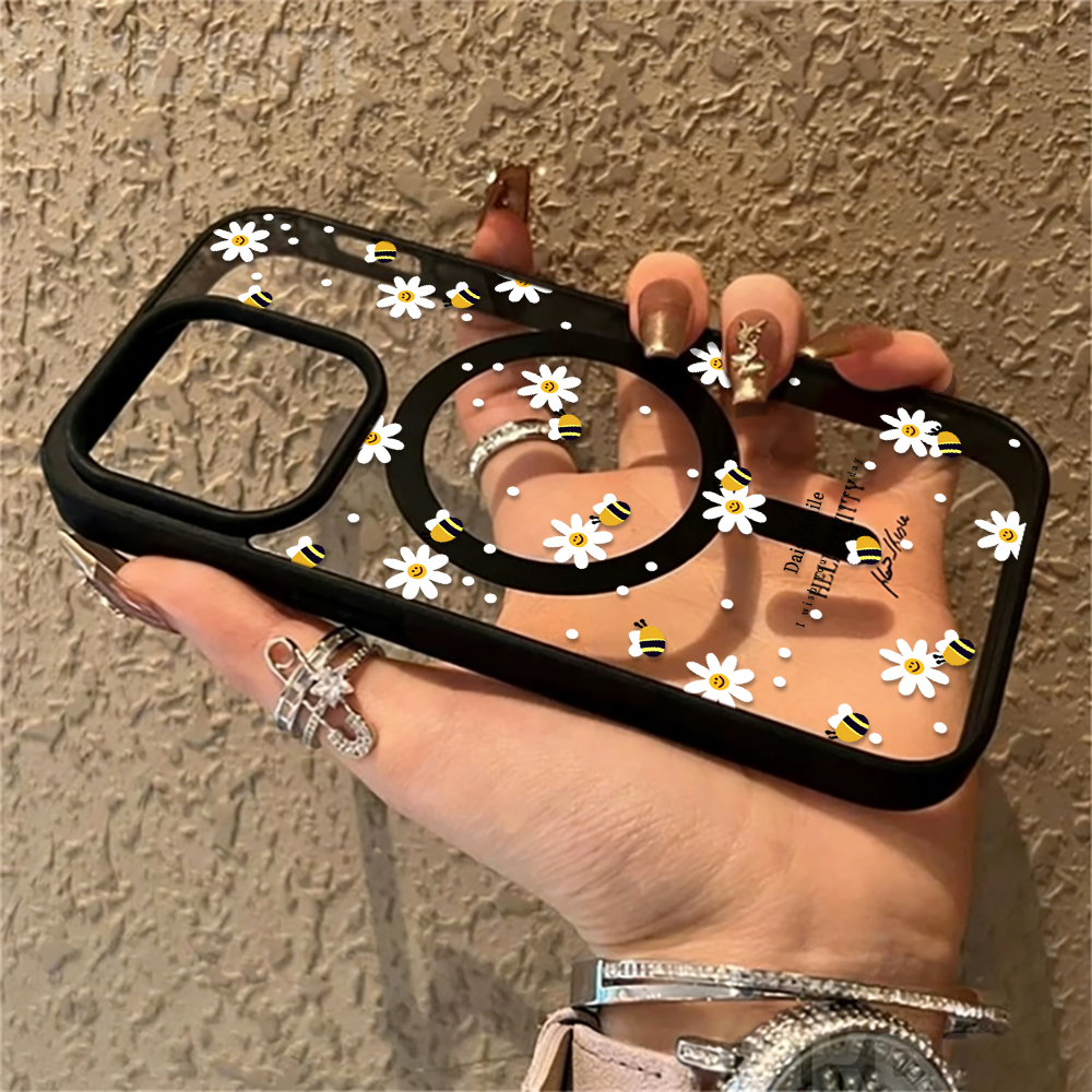 Fresh Daisy Bee Phone Case For - Magnetic Phone Case 评论和价格