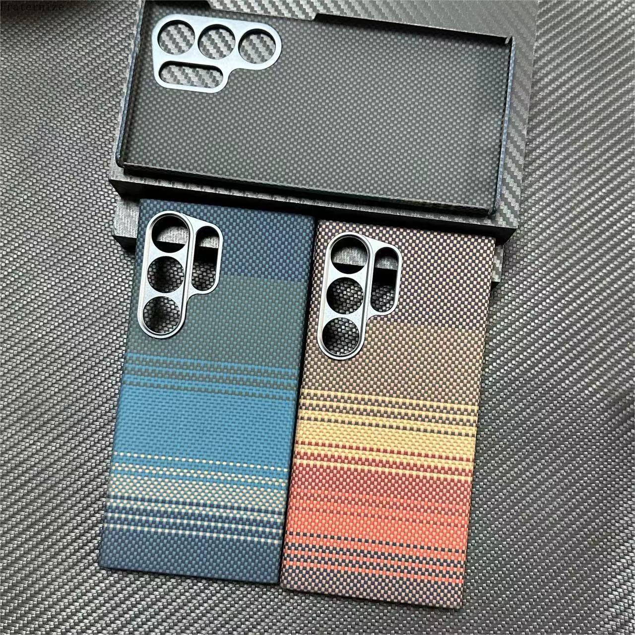 New Genuine Carbon Aramid Fibe - Phone Accessories Android 评论和价格