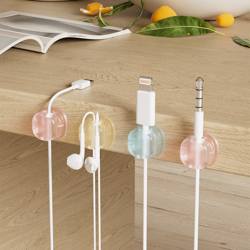 3 transparent color magnetic c - Cable Organizer Magnetic 评论和价格