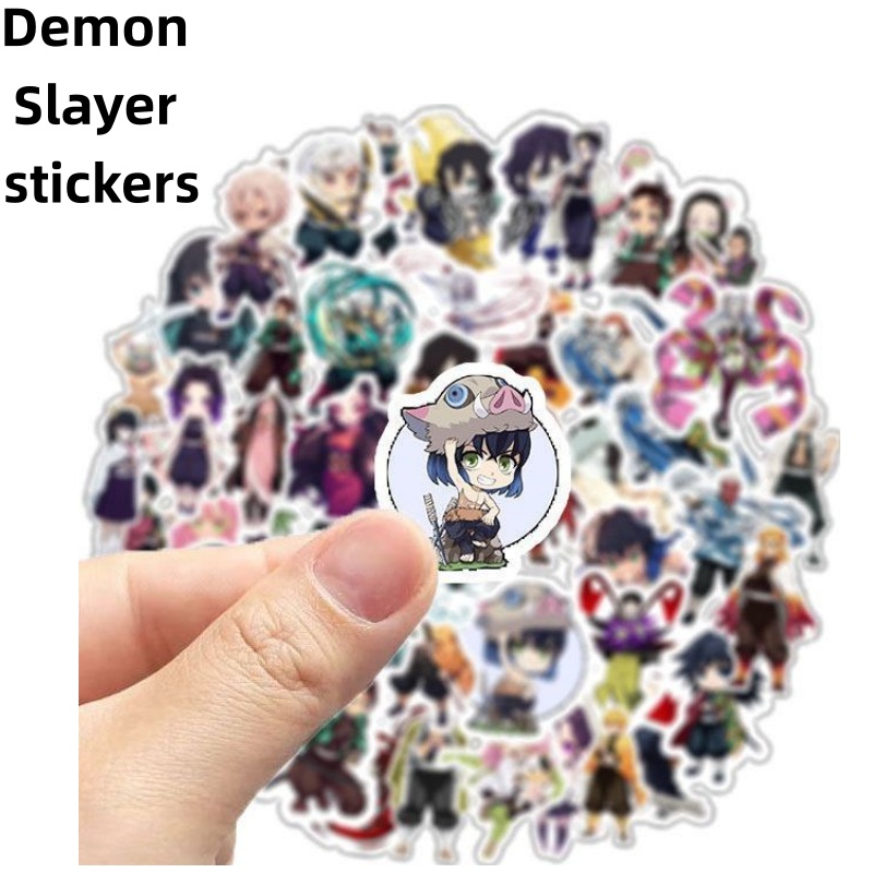 Demon Slayer stickers, cartoon - Phone Accessories Demon Slayer 评论和价格