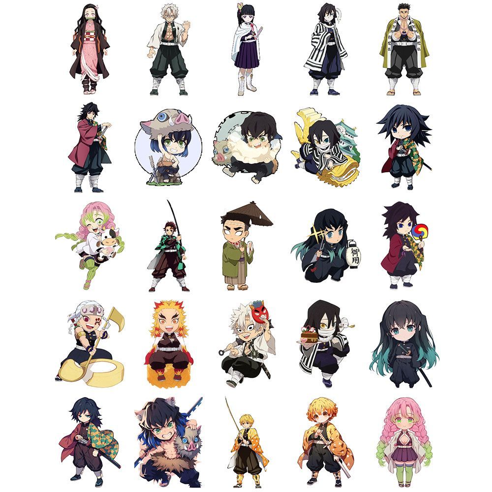 Demon Slayer stickers, cartoon - Phone Accessories Demon Slayer 评论和价格
