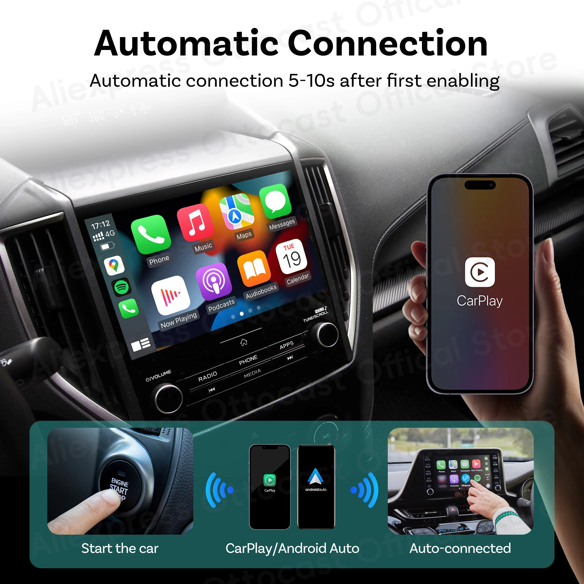 2026 New OTTOCAST MINI Wireles - Phone Accessories Android 评论和价格