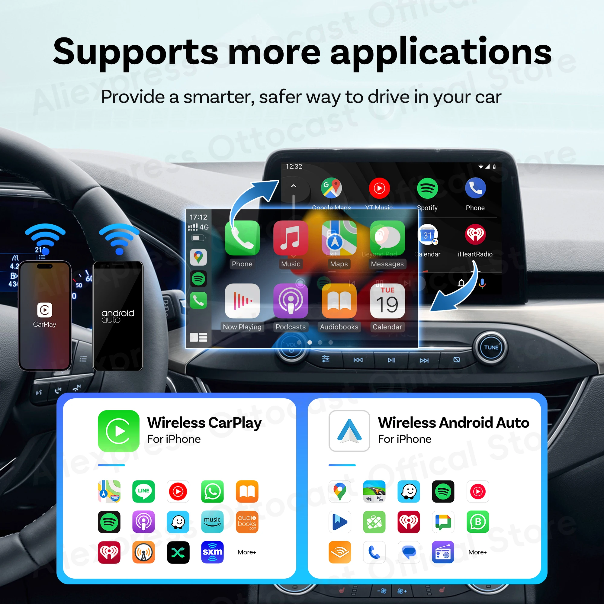 2026 New OTTOCAST MINI Wireles - Phone Accessories Android 评论和价格