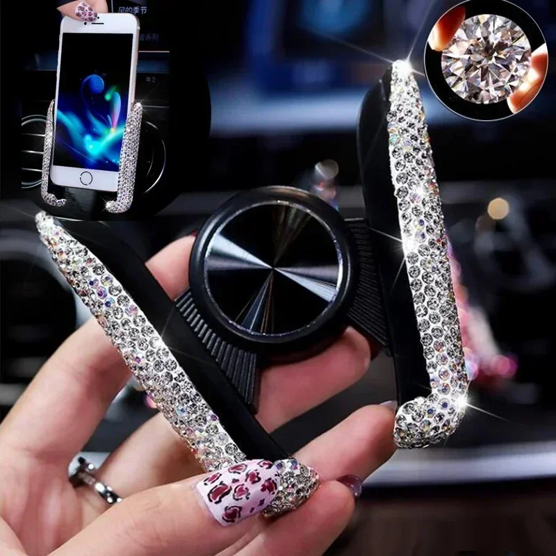 NEW Car Phone Holder Diamond C - Phone Accessories Android 评论和价格
