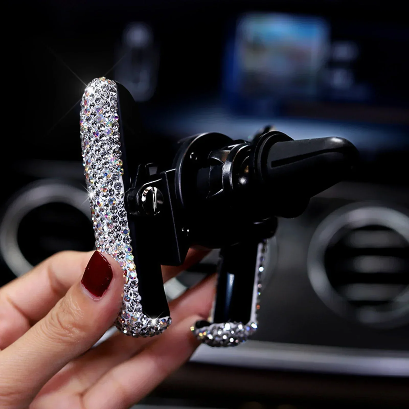 NEW Car Phone Holder Diamond C - Phone Accessories Android 评论和价格