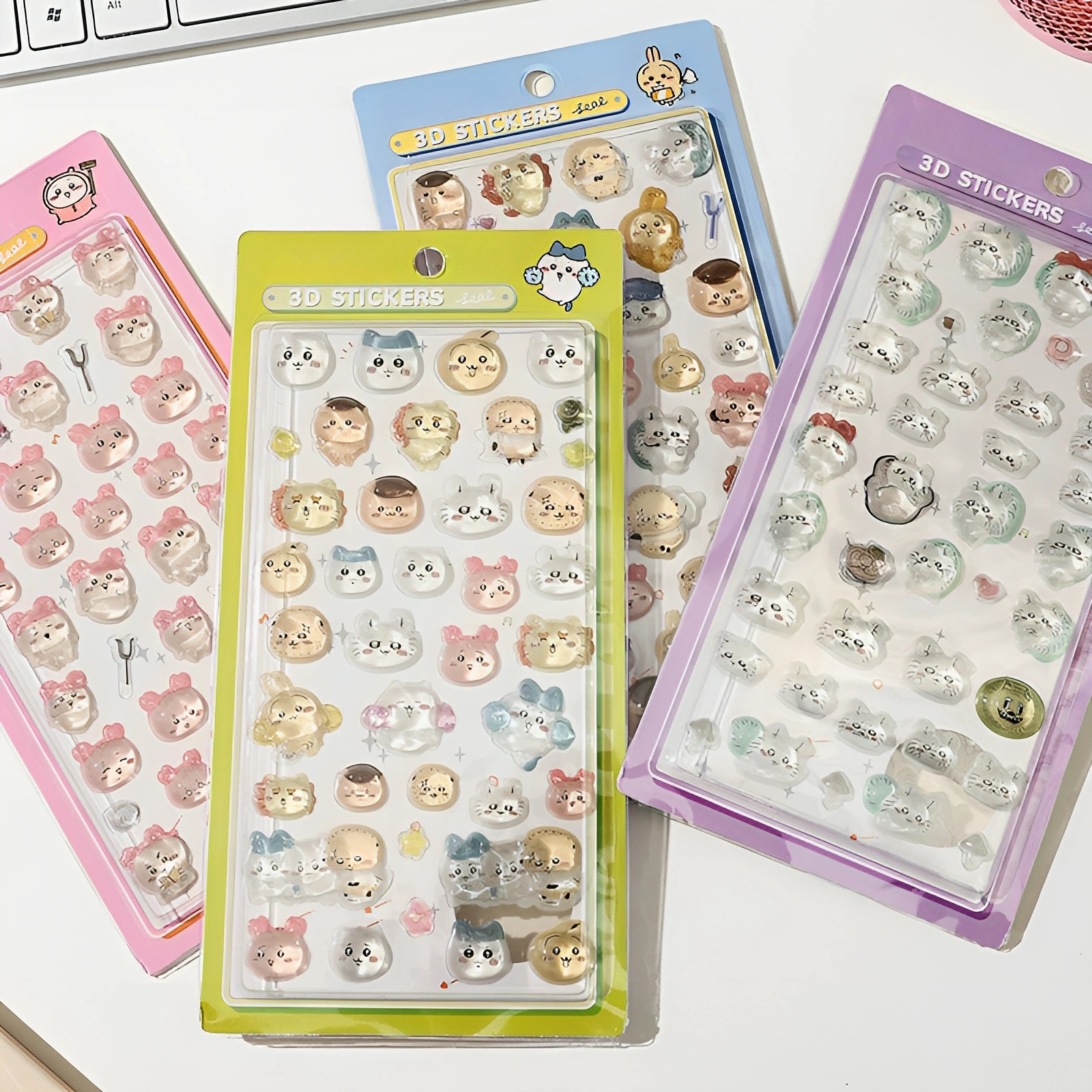 3D Relief Sticker Chiikawa Aes - Phone Accessories Aesthetic 评论和价格