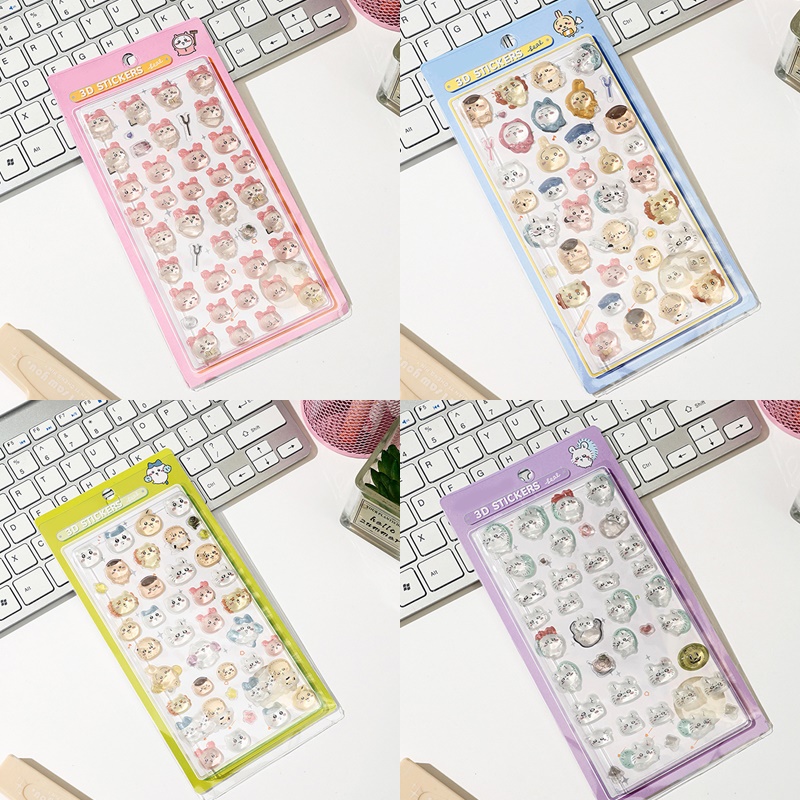 3D Relief Sticker Chiikawa Aes - Phone Accessories Aesthetic 评论和价格