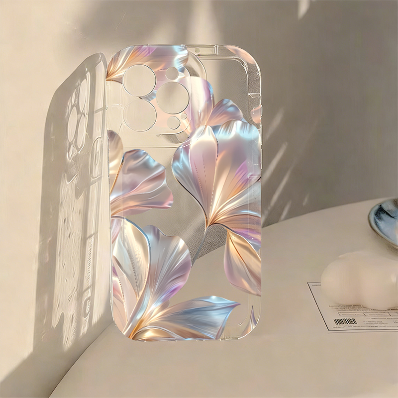 Colorful Metallic Ginkgo Print - Xiaomi Phone Accessories 评论和价格