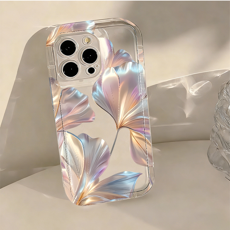Colorful Metallic Ginkgo Print - Xiaomi Phone Accessories 评论和价格