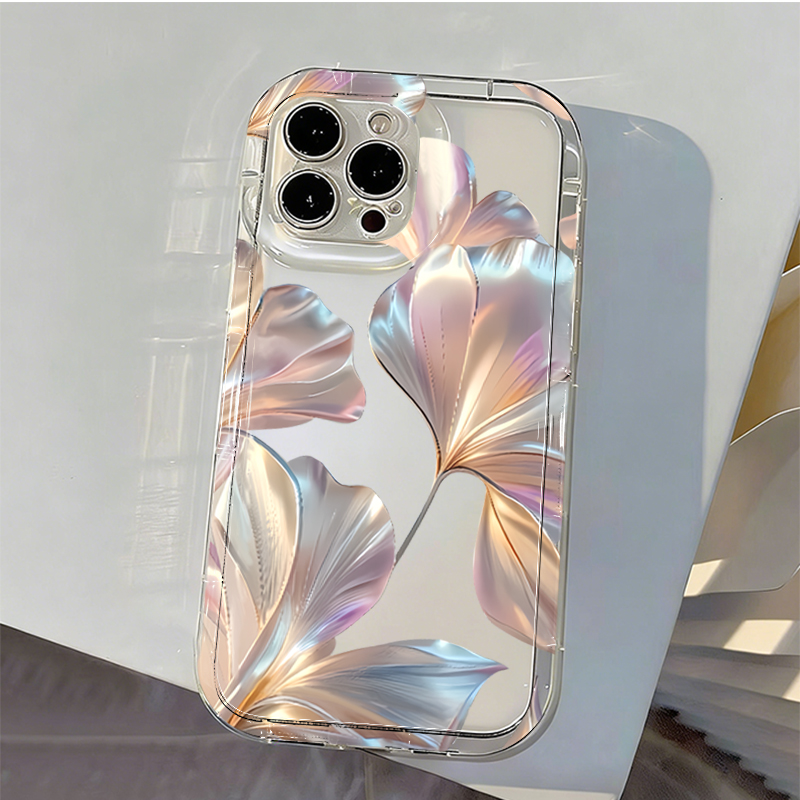 Colorful Metallic Ginkgo Print - Xiaomi Phone Accessories 评论和价格
