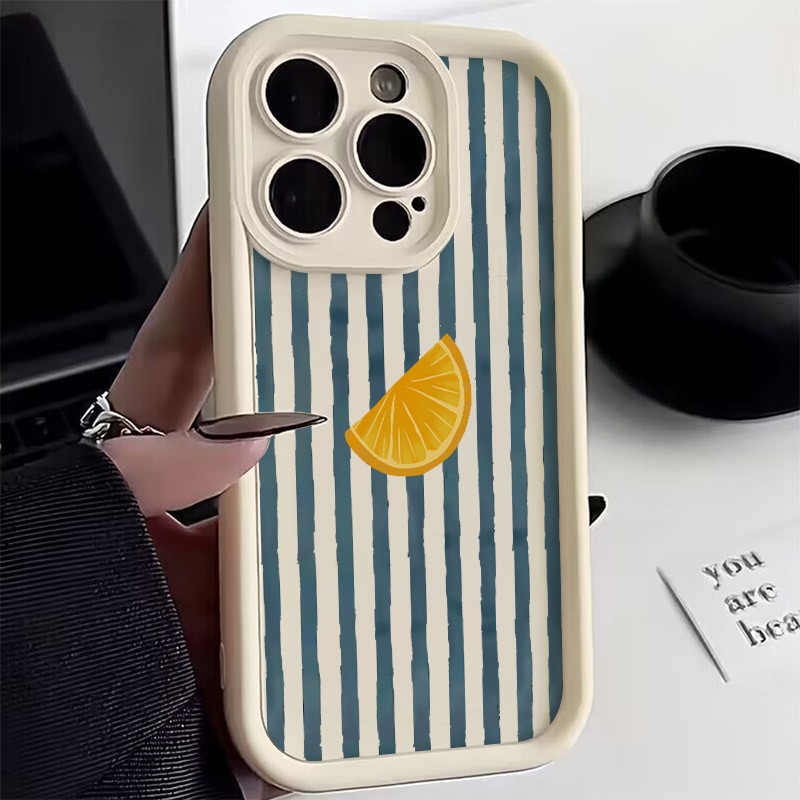 Striped Lemon Slice Pattern Ph - Xiaomi Phone Accessories 评论和价格