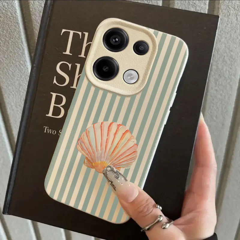Fresh Shell Stripes Design Pho - Xiaomi Phone Accessories 评论和价格