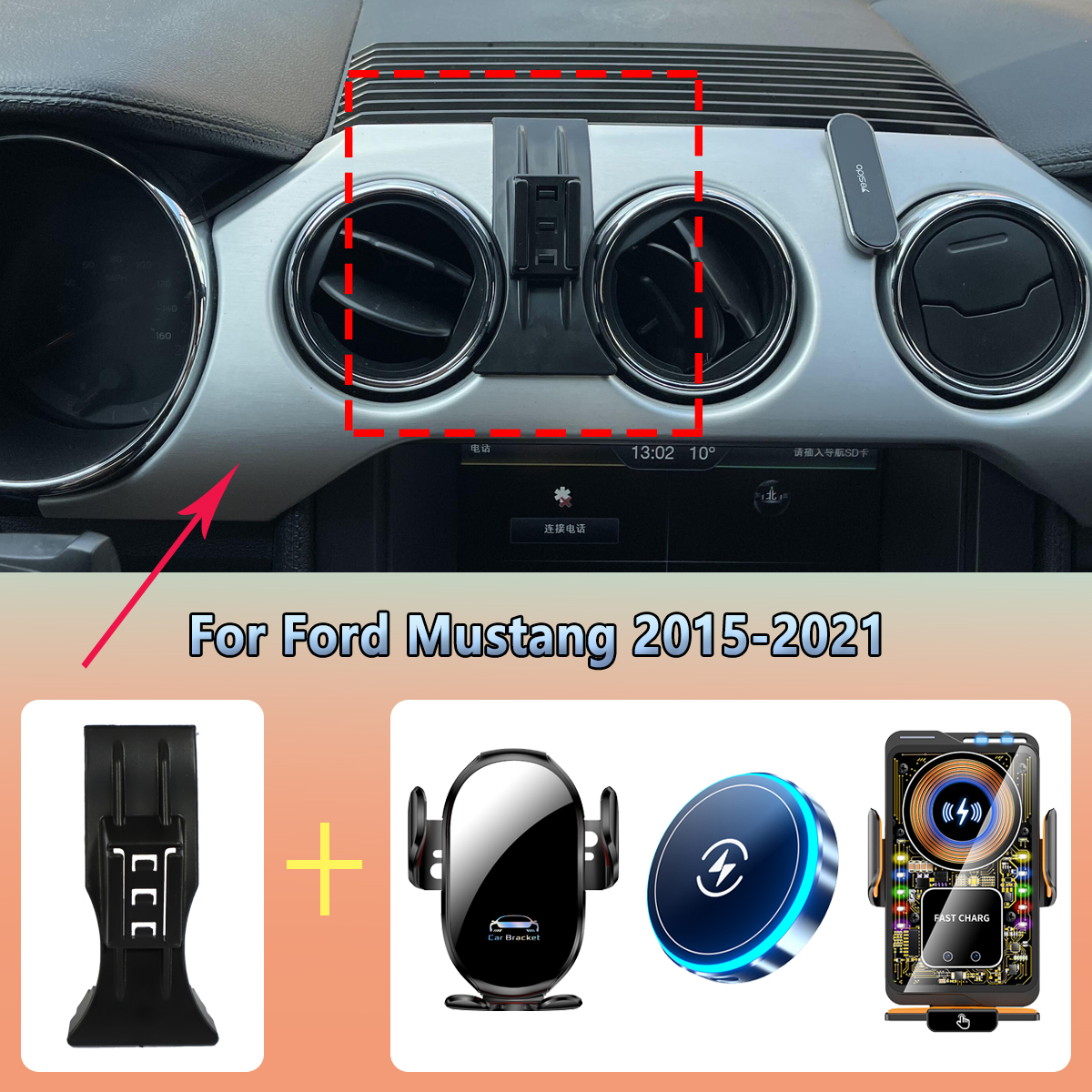 Car Phone Holder vent For Ford - Phone Accessories Rack 评论和价格