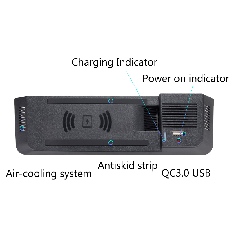15w Qi Car Wireless Charger Fo - Phone Accessories Android 评论和价格