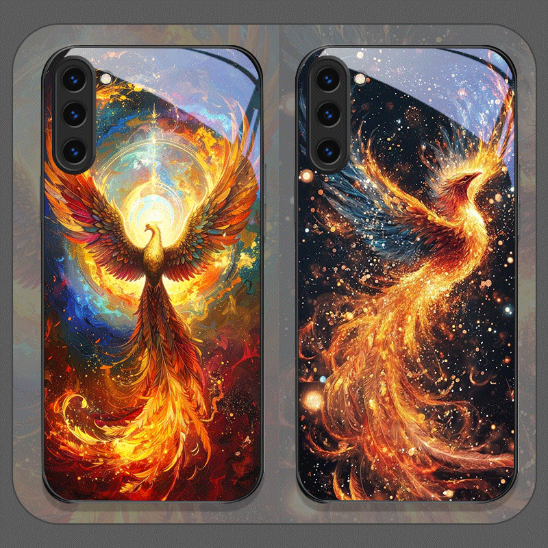 Aesthetic Phoenix Fire Feather - Phone Accessories Aesthetic 评论和价格