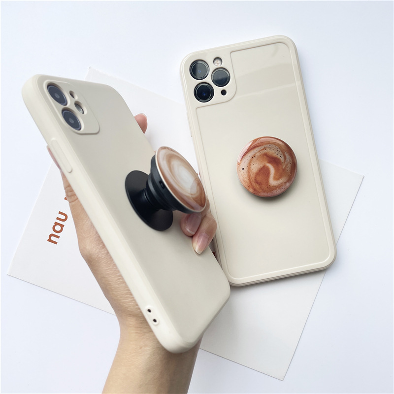 Cute Coffee Latte Art Phone Gr - Phone Accessories And Gadgets 评论和价格