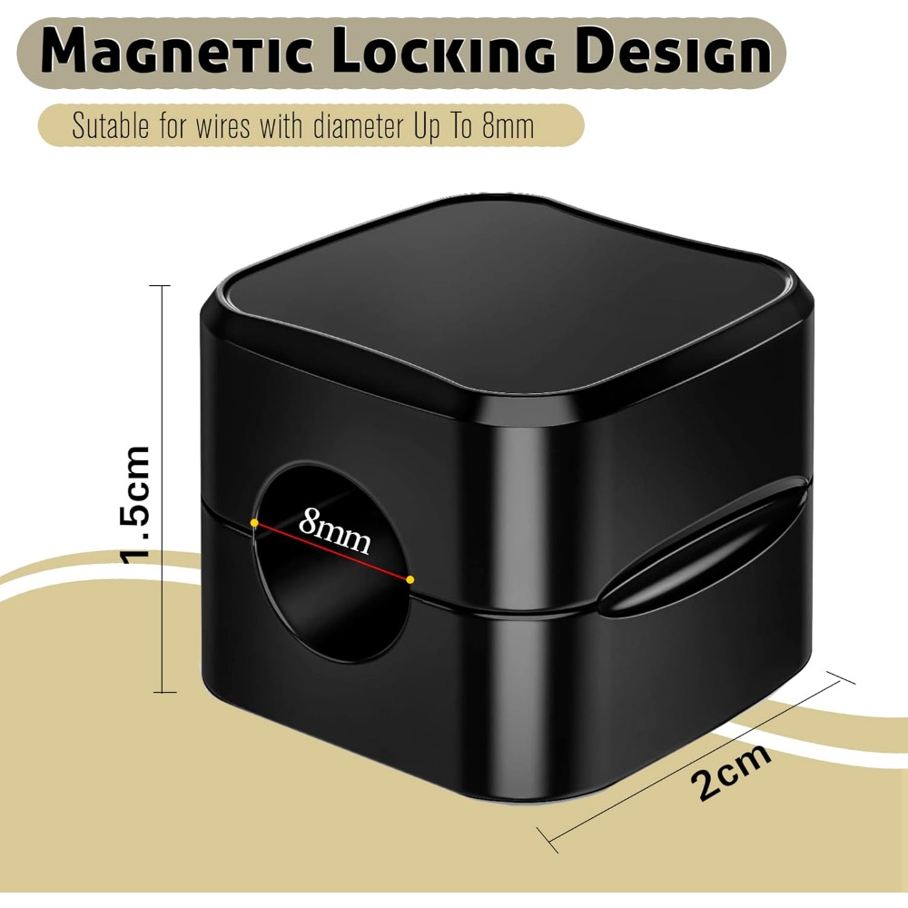 Magnetic Cable Clips for Cord  - Cable Organizer Magnetic 评论和价格
