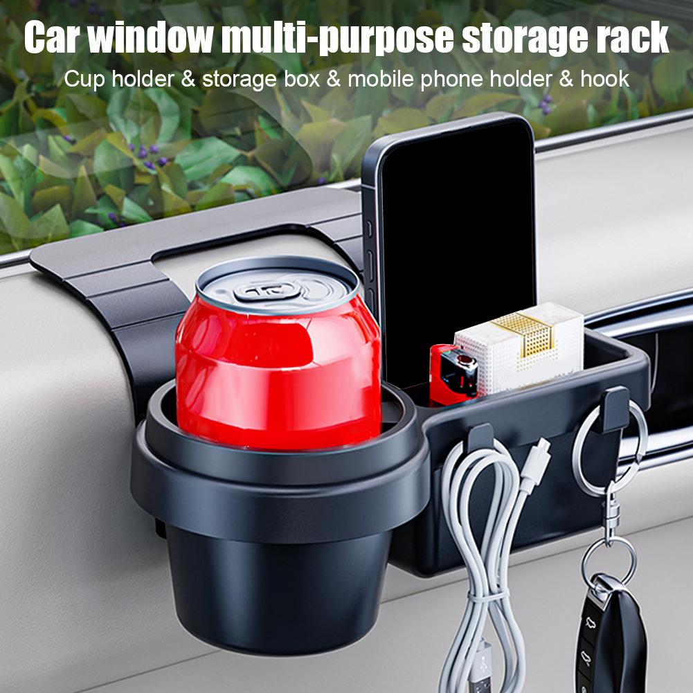 Car Organizer Box With Cup Hol - Phone Accessories Rack 评论和价格
