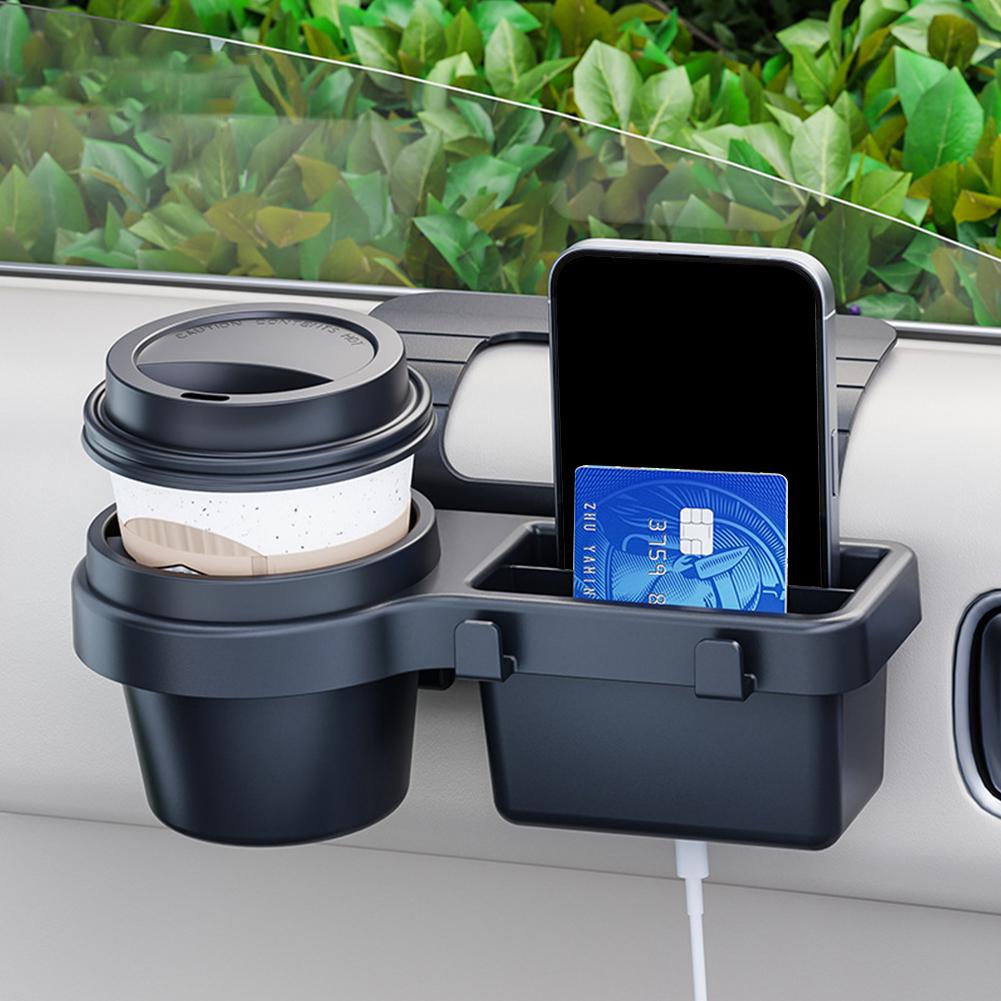 Car Organizer Box With Cup Hol - Phone Accessories Rack 评论和价格