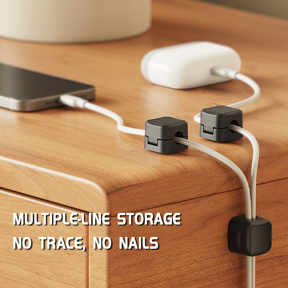 1/6/12pcs Magnetic Cable Clip  - Cable Organizer Magnetic 评论和价格