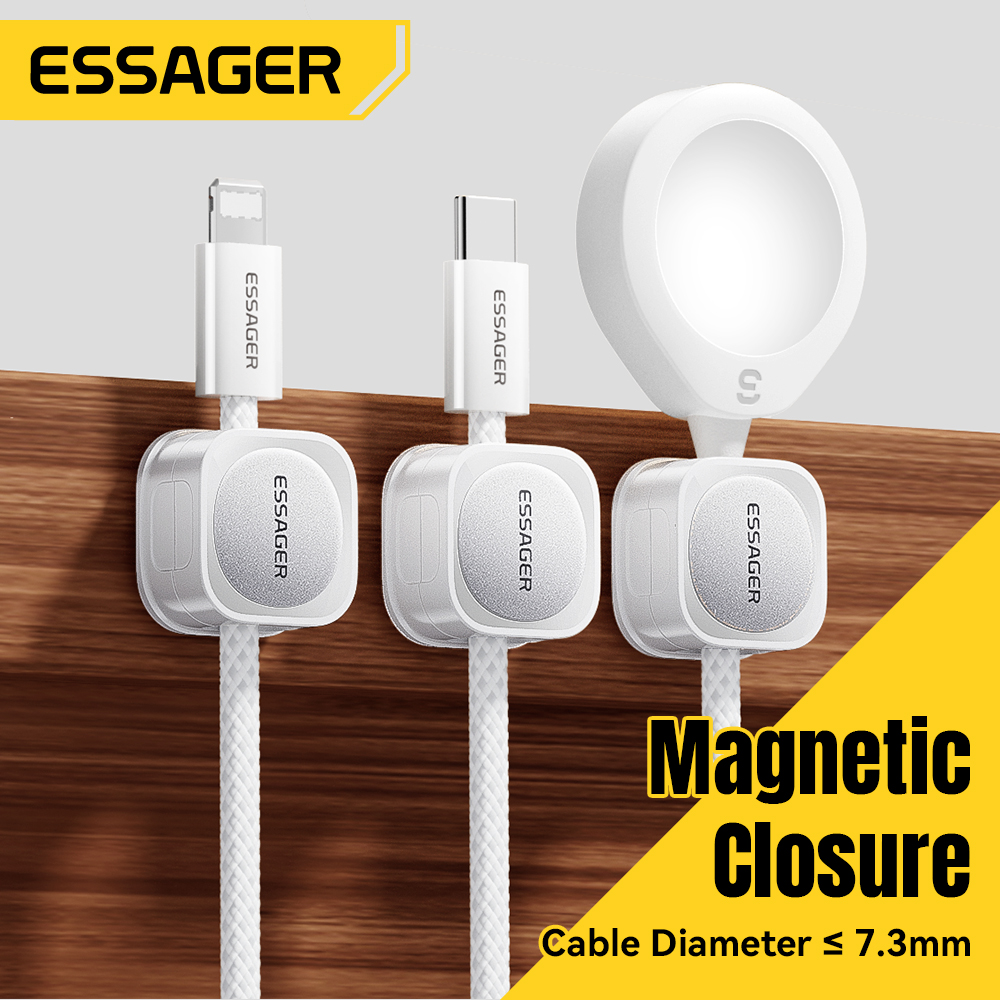 Essager Cable Organize 3/6 PCS - Cable Organizer Magnetic 评论和价格