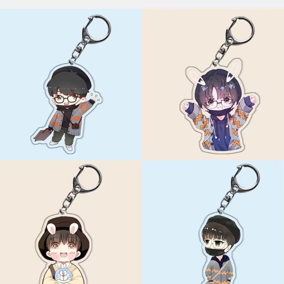 Xiao Zhan cartoon anime keycha - Phone Accessories In China 评论和价格