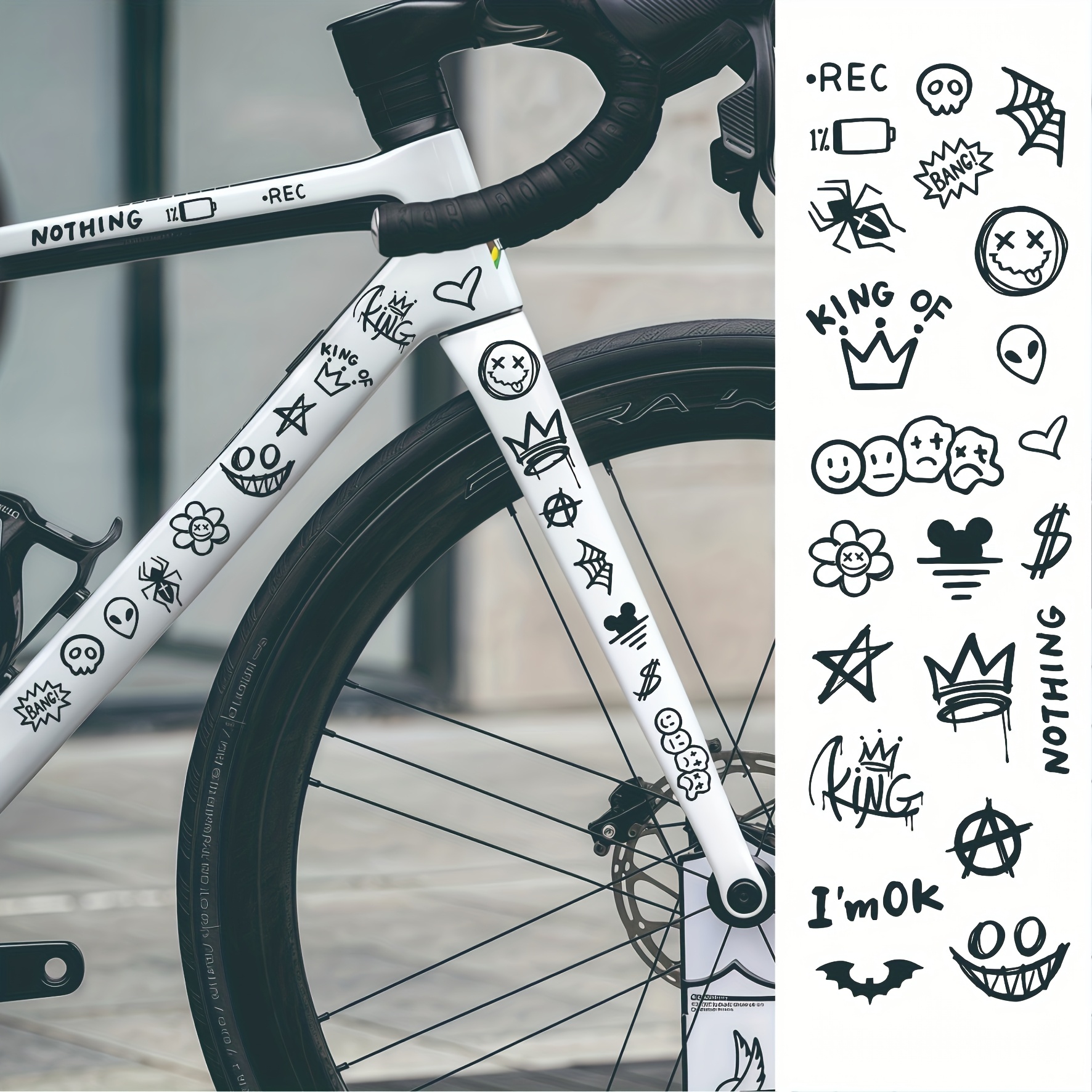 1set graffiti animation simple - Phone Accessories Rack 评论和价格