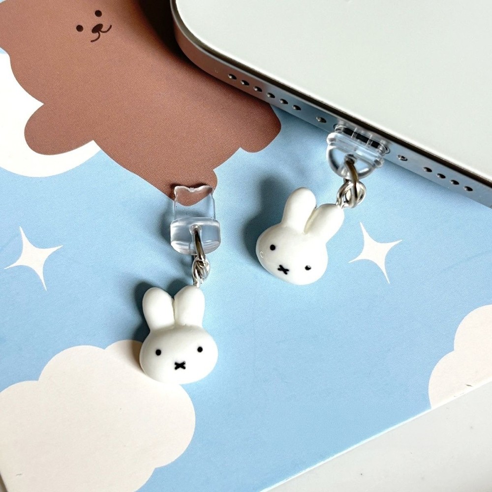 Kawaii Miffy Phone Charging Po - Phone Accessories Android 评论和价格