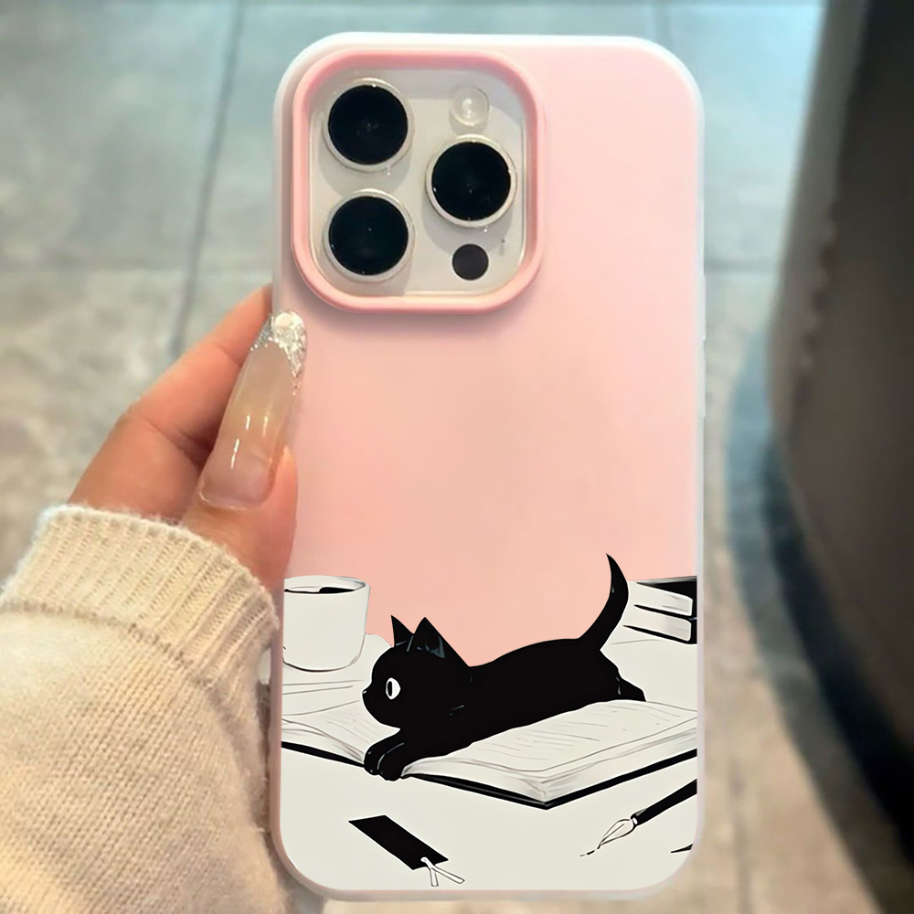 INS Cute Kitty Read Book Phone - Xiaomi Phone Accessories 评论和价格