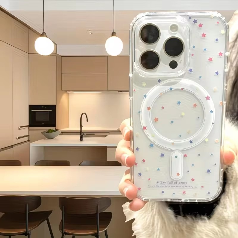 Little Star Pattern Phone Case - Magnetic Phone Case 评论和价格