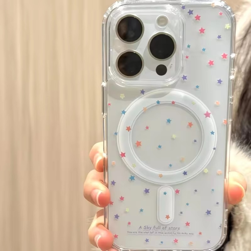Little Star Pattern Phone Case - Magnetic Phone Case 评论和价格