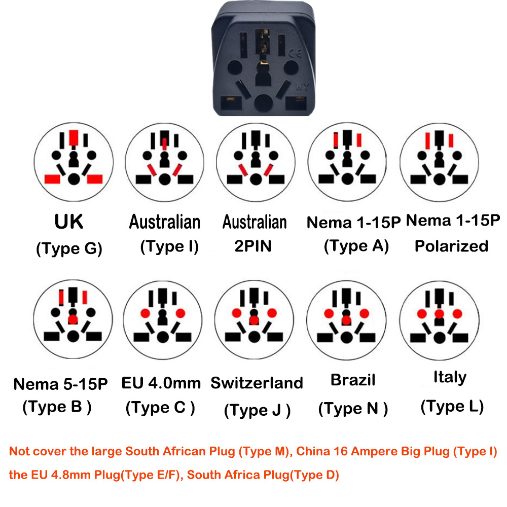 Universal Brazil Plug Adapter  - Phone Accessories Uk 评论和价格