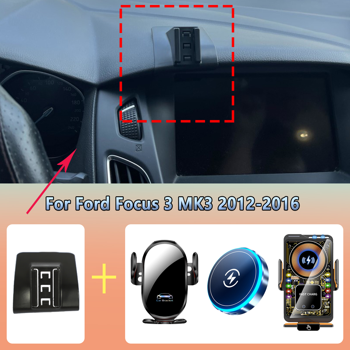 Car Phone Holder vent For Ford - Phone Accessories Rack 评论和价格