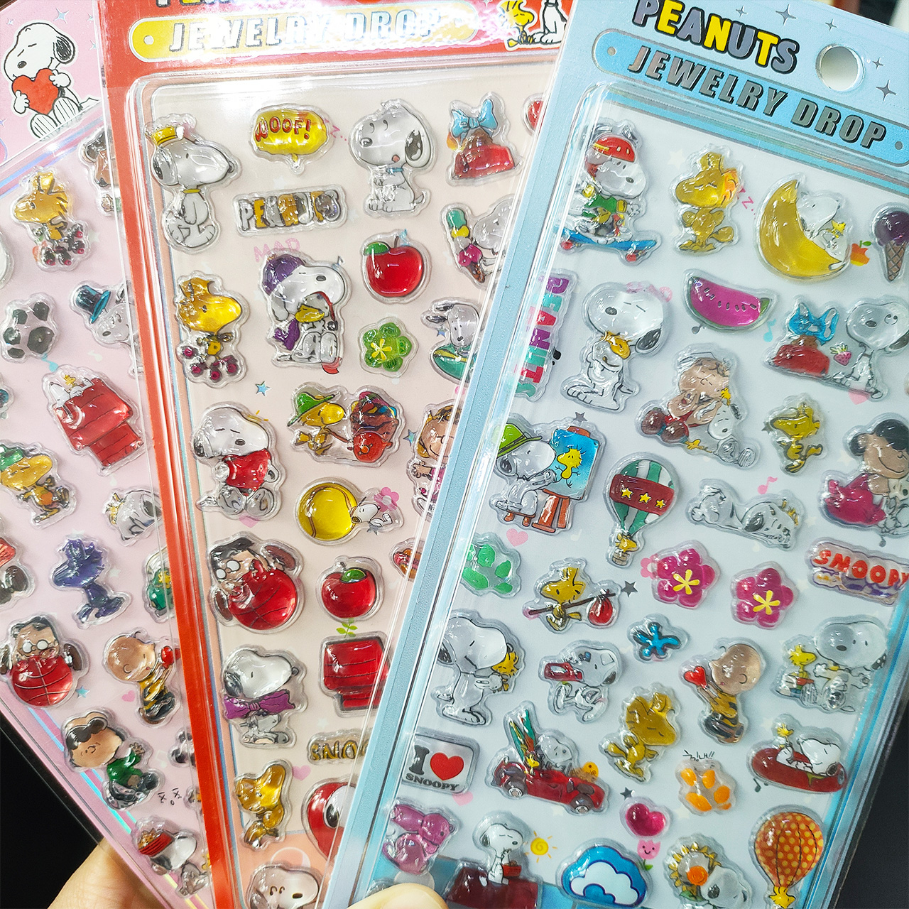 3PCS 3D Relief Snoopy Crystal  - Phone Accessories Aesthetic 评论和价格