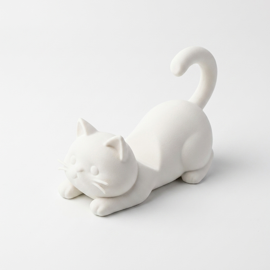 3D Printed Cat Figurine Device - Phone Accessories Aesthetic 评论和价格