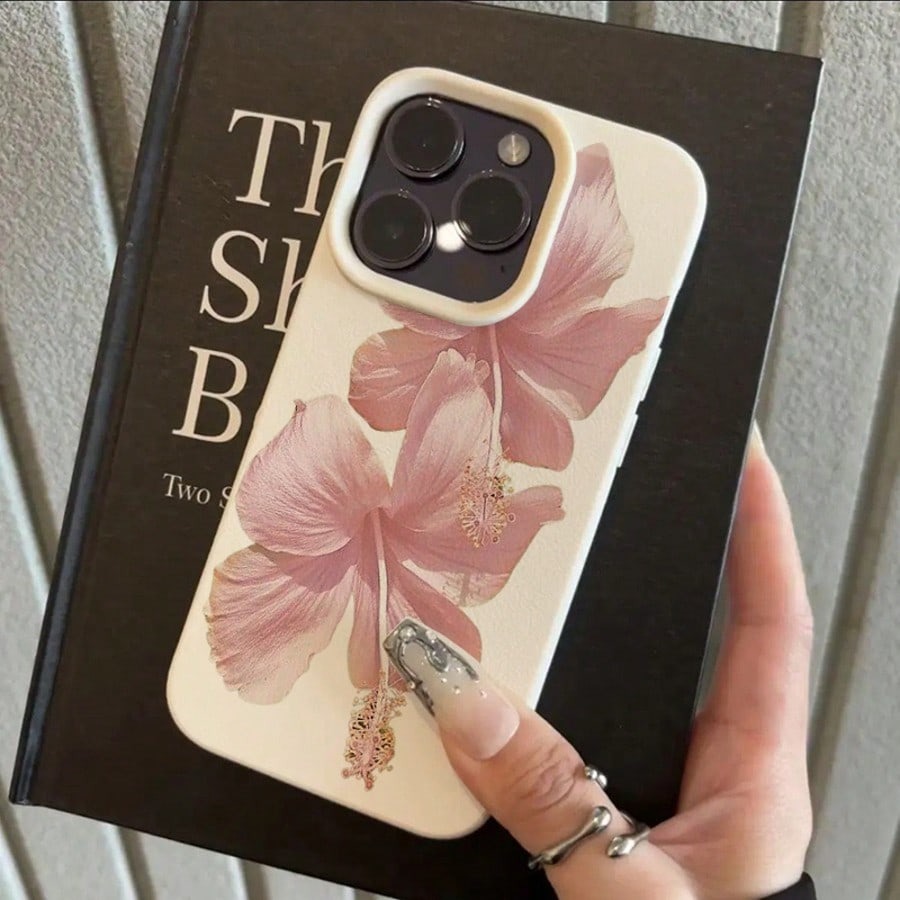 Pink Hibiscus Elegant High Aes - Phone Accessories Aesthetic 评论和价格