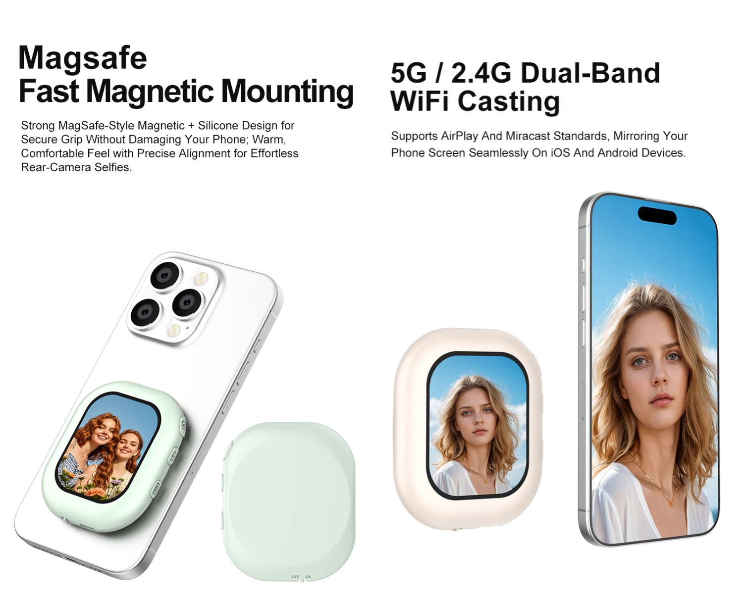 Wireless Mini Magnetic Selfie  - Phone Accessories Android 评论和价格